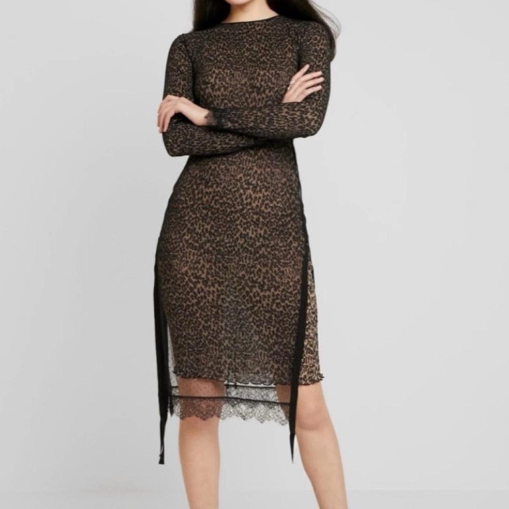 AllSaints Cheetah Print dress